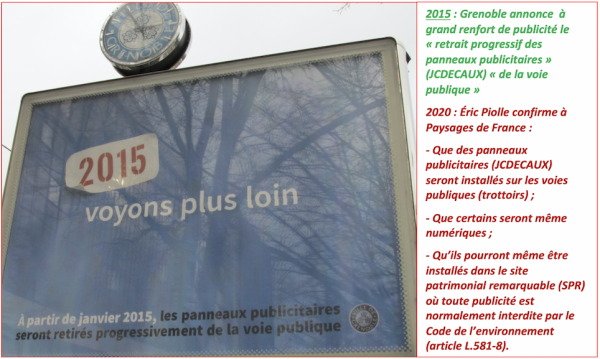 PIOLLE : l'homme sandwich (et numérique)  du n° 1 mondial de l'affichage publicitaire