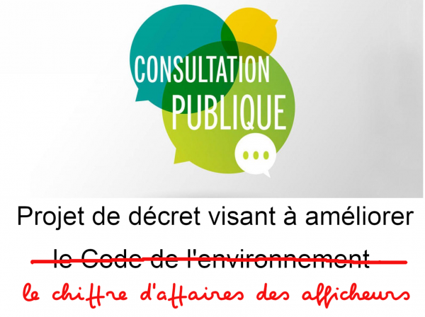 Un (mauvais) projet de décret concernant la publicité est soumis à consultation publique : participons massivement !