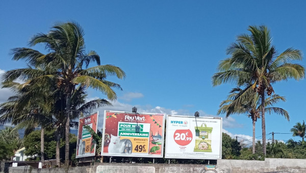 Saint-Pierre (La Réunion) veut augmenter  la surface des panneaux publicitaires